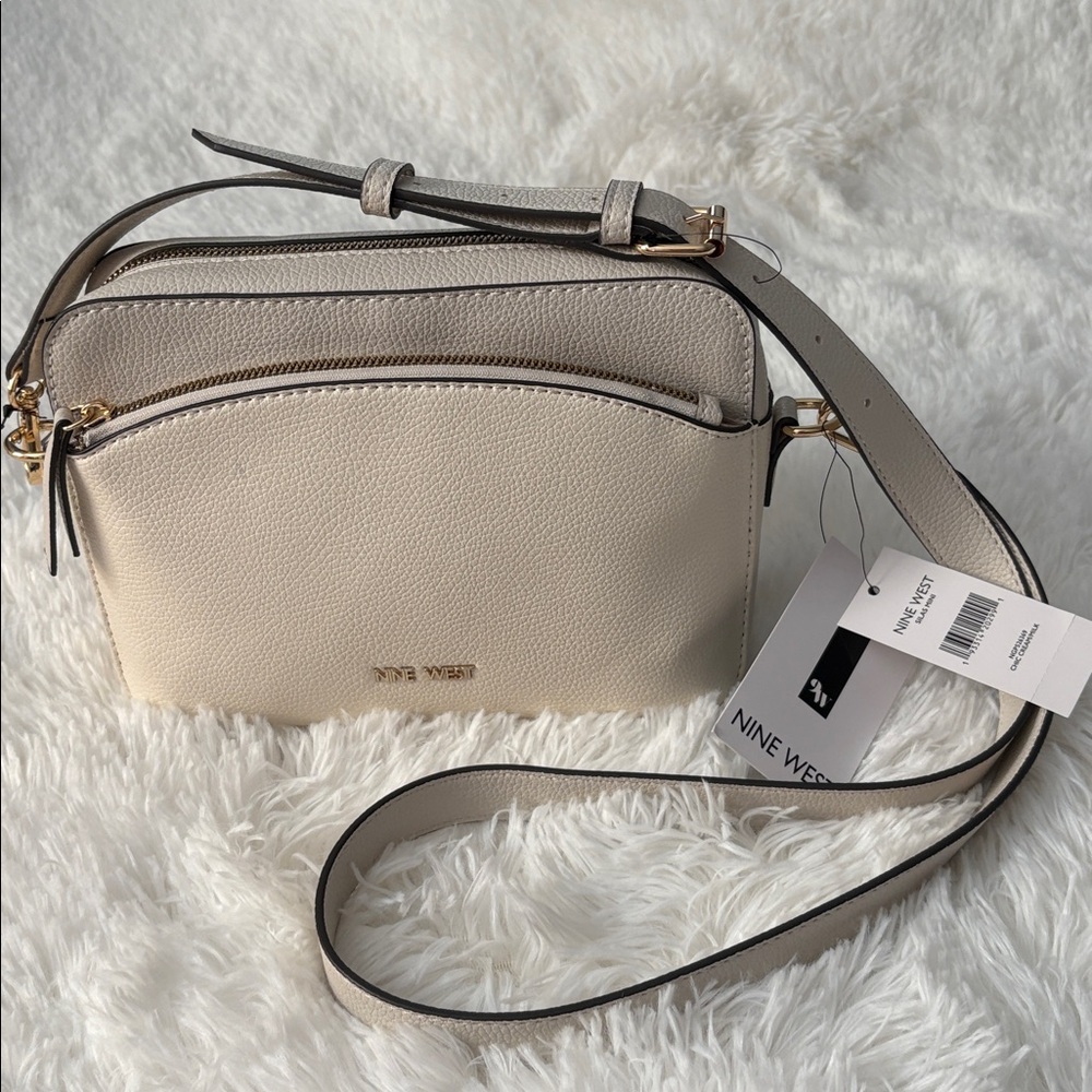 Nine West Ivory Crossbody Bag NWT